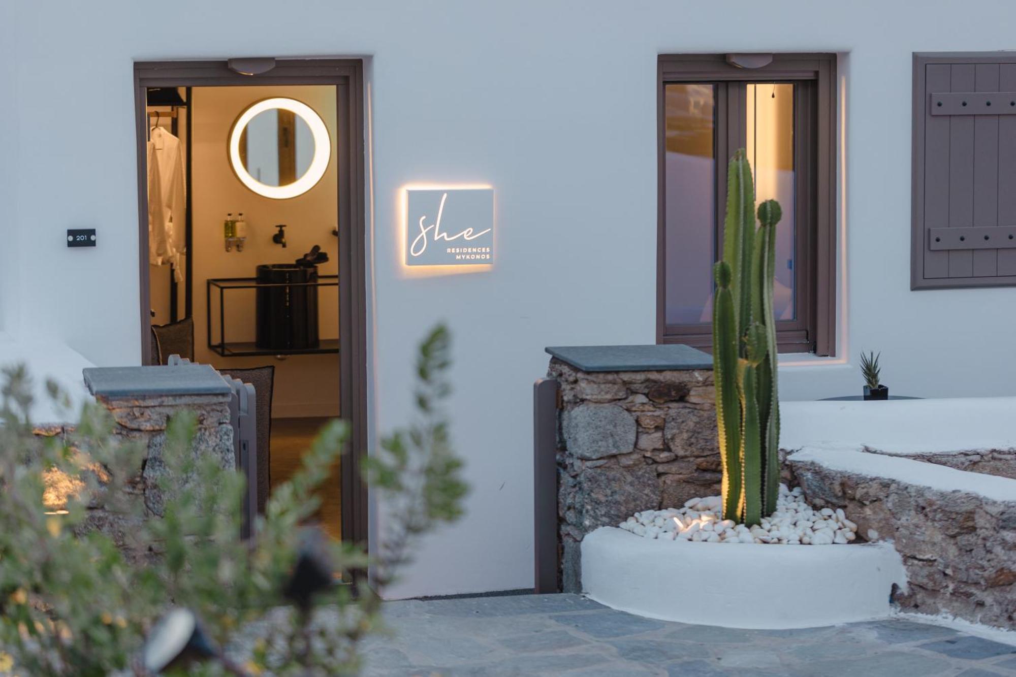 Апарт отель She Mykonos - The Residency Mykonos Town Экстерьер фото